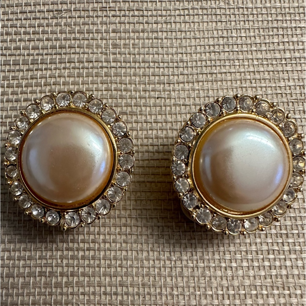 St. John Vintage Pearl Earrings